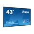IIYAMA Monitor 43" LH4341UHS-B2, 4K UHD, IPS, 8ms, 500cd/m², HDMI/VGA, zvučnici, crni
